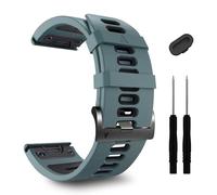 ZPJPPLX 26mm Easy Fit Watch bands For tactix 8 Fenix 8 51mm 7X Pro 6X 5X,Soft Silicone Sport Straps Compatible for Garmin Tactix7/Fenix 6X Pro/Fenix 5X Plus/Enduro3 2/Descent Mk2i/3i Epix Pro 51mm