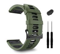 ZPJPPLX 26mm Easy Fit Watch bands For tactix 8 Fenix 8 51mm 7X Pro 6X 5X,Soft Silicone Sport Straps Compatible for Garmin Tactix7/Fenix 6X Pro/Fenix 5X Plus/Enduro3 2/Descent Mk2i/3i Epix Pro 51mm