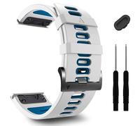 ZPJPPLX 26mm Easy Fit Watch bands For tactix 8 Fenix 8 51mm 7X Pro 6X 5X,Soft Silicone Sport Straps Compatible for Garmin Tactix7/Fenix 6X Pro/Fenix 5X Plus/Enduro3 2/Descent Mk2i/3i Epix Pro 51mm