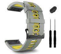 ZPJPPLX 26mm Easy Fit Watch bands For tactix 8 Fenix 8 51mm 7X Pro 6X 5X,Soft Silicone Sport Straps Compatible for Garmin Tactix7/Fenix 6X Pro/Fenix 5X Plus/Enduro3 2/Descent Mk2i/3i Epix Pro 51mm