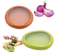 ZPLASK 2PCS Onion Storage and Avocado Storage Container Set, Reusable Snapseal Food Storage, Kitchen Produce Preservation Pantry Organization Supplies Fruit Containers for Fridge