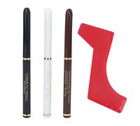 ZPLKKYGR for Beard Styling Pencil, Beard Filler, 3-Piece Set, Ergonomic Design, Formula, Contour, Great Gift for Men