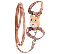 ZPLKKYGR for Cat Harness, Adjustable Pet Vest, I-Shaped Chest Strap with Breathable Mesh, Soft Padded Edging for Puppies Kittens Rabbits Small Animals, Secure Leash Attachment (Orange)