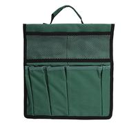 ZPLKKYGR Garden Tool Storage Bag 600D Oxford Cloth Foldable Portable Gardening Tote with Multiple Pockets for Outdoor Garden (Blackish Green)