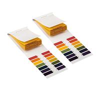 Zpoicaegn 2 Set 160 Strips 1-14 PH Litmus Paper Ph Test Strips Water Cosmetics Soil PH Test Paper Strips with Control Card