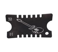 Zpoicaegn 8Pack Acrylic Guitar Notched Radius Gauges Fingerboard Guitar Ruler Fretboard Measuring Tool for Bass Acoustic Guitar