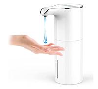 Zpoicaegn Soap Dispenser Automatic - Touchless USB Rechargeable Electric Liquid Soap Dispenser Waterproof Adjustable Volume 450Ml