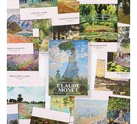 ZPPLD 30 Postcards, Art Postcards, Famous Painting Postcards, Vintage Postcards, Landscape Postcards, Postcards for Friends and Classmates (Monet)