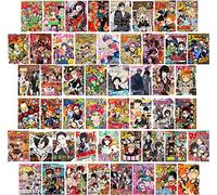 ZPPLD 50pcs Anime Wall Collage Kit,Anime Collage Kit for Wall Aesthetic,Anime Poster,Manga Posters,Aesthetic Picture for Wall Collage,Anime Posters Dorm Decor Bedroom Decor for Anime Lovers (Anime-B)