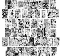 ZPPLD 50pcs Anime Wall Collage Kit,Anime Collage Kit for Wall Aesthetic,Anime Poster,Manga Posters,Aesthetic Picture for Wall Collage,Anime Posters Dorm Decor Bedroom Decor for Anime Lovers (F)