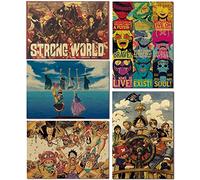 ZPPLD One Piece Anime Collage Kit for Wall Aesthetic, Japanese Poster, Wall Art, Kraft Paper Decor for Bedroom Home 5X51X35.5cm