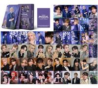 ZPPLD Stray Kids Magic School Photocards, 54pcs LOMO Cards, 5.5 x 8.5cm, Excellent Quality, Purple, Collectible Card Set
