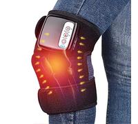 ZPPZ Vibratory Massage Heat Knee Pad, 3 in 1 Rechargeable Heated and Vibration Knee Heating Pad Support for Knee Shoulder Elbow Joint Injury Cramps Arthritis Pain Relief