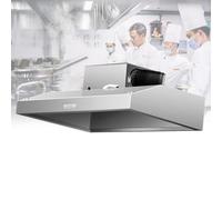 ZPRMMN 1000 CFM Commercial Stainless Steel Exhaust Hood Range Hood For Kitchen Large Suction Top Wall-mounted Household Exhaust Hoods (Color : 150 * 80 * 45, Size : 680W)