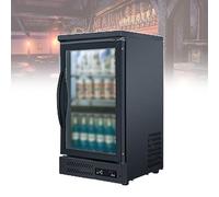 ZPRMMN Large Beverage Refrigerator Cooler With 36in Capacity - Mini Bar Beer Fridge With LED Lights With Led Lighting, With Defogging，for Bar Nightclubs Cafeteria (Color : Single Door, Size : 220V)