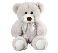ZPSCXQ 14” Small Teddy Bear, Grey Teddy Bear, Cuddly Companion for Kids, Small Soft Plush Toys for Baby Shower, Birthdays and Nursery Decor (35cm, Light Grey)