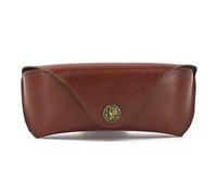 ZPSCXQ 1PCS Glasses Cases for Men,leather Glasses Cases,with Anti-knock Function,with Ultra-fine Fibers Inside,soft to The Touch,suitable for Driving,hiking, Cycling and Daily Commuting.
