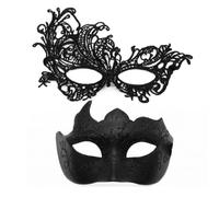 ZPSCXQ 2pcs Masquerade Mask for Women, masquerade mask for women, Ideal for Themed Parties and Cosplay Events, Adjustable Fit and Lightweight Construction