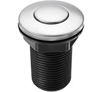 ZPSHYD 32mm Disposer Air Switch Button, Garbage Black with Hose, Activated Airswitch Automatic Selflock for Food Waste Massage Tub