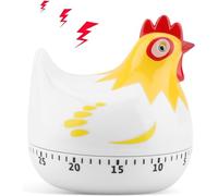 ZPSHYD Chicken Kitchen Mechanical Timer, 55 Minutes Cartoon Hen with Loud Alarm, Magnetic Mechanical Kitchen Timer for Cooking and Baking, Fitness Studying, Teaching