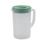 ZPSHYD Large Plastic Pitcher with Lid, 2.7L BPA-Free Cold Water Jug Leak-Proof Extra for Refreshing Juice, Iced Tea(Matcha Green)
