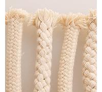 ZPSHYD Oil Lamp Wicks, 10 Pcs Thick Cotton Wicks Round Light Wicks Replacement Torch Wicks for Candle Oil Lamp, Garden Torch Burner, for Balancing Syphon Mocha Pot Alcohol Lamp(10 mm/ 3.93 Inch)