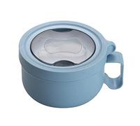 ZPSHYD Stainless Steel Ramen Bowl with Handle, Insulated Thermal Soup Spoon - BPA-Free Noodle Cooker for Home, Office