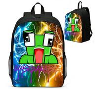 ZPSOSPZ Anime Backpack Kids Backpacks, Unspeak School Backpack, Lightweight Waterproof Laptop Bag for Boys Girls, Durable Bookbag for Travel & Student (1)