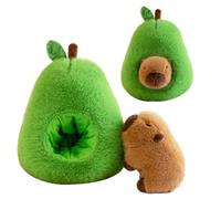 ZPSOSPZ Capybara Plush Doll, Avocado Doll Toy, Avocado Capybara Plush,Unique Modelling Design is Lovely, Comfortable and Soft, Good Companion for Children, 35CM