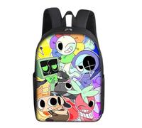 ZPSOSPZ Dan-ddy School Bag, 3D Danddy Backpack, Cartoon Game Schoolbag for Boys and Girls, Dan-ddy Game Adjustable Shoulder Bag Kids Back to School Gift