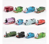 ZPSOSPZ Mini Train Toys, Miniature train ornament 12Pcs Train Truck Model, Car Toys Mini Jigsaw Puzzle Preschooler Toys, Birthday Gifts for Boys and Girls