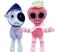 ZPSOSPZ World Plush Doll, Cute Cartoon Plush Toys, World Game Collection Decoration, Theme Party Supplies Figures Decoration, Game Soft Stuffed Toy, Figures Set, 2pcs