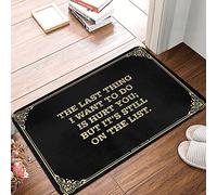 ZPSS Plush Spring Outdoor Decor Bath Mat The Last Thing I Want To Do Is Hurt You; But It's Still On The List. - Shoe Tray | Middy/Out Door Mat Front Door - Celestial & Cooking(65X90CM)