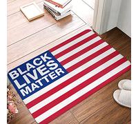ZPSS Rug Super Absorbent Bath Anti-slip Backing - Fun Door Black Lives Matter Blm Durable Quality | Home Decor Accessories/Outside Door Mat Front Door(50X80CM)