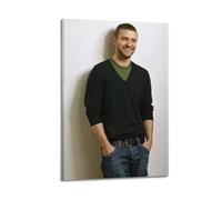 ZPSYREGYD Male Singer Justin Timberlake Poster Poster Decorative Painting Canvas Wall Posters And Art Picture Print Modern Family Bedroom Decor Posters 08x12inch(20x30cm)
