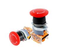 ZPTPNGWH 1Pc Emergency E-Stop Red Sign 22mm for CNC router machine