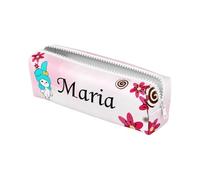 ZPUBLI+ 22 cm School Cases Personalised with Names, Dates, Phrases etc. Basic Personalised Pencil Case for School with Original Drawings., miniso, Case