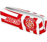 ZPUBLI+ Personalised School Cases with Names, Dates, Phrases etc. Basic Personalized Pencil Case for School with Original Drawings. (Valencia), Girona, 26 cm, Case