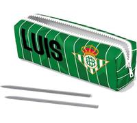 ZPUBLI+ Personalised School Cases with Names, Dates, Phrases etc. Basic Personalized Pencil Case for School with Original Drawings. (Valencia), Real Betis, 26 cm, Case