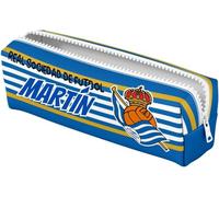 ZPUBLI+ Personalised School Cases with Names, Dates, Phrases etc. Basic Personalized Pencil Case for School with Original Drawings. (Valencia), Real Society, 26 cm, Case