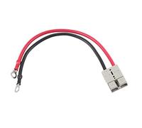 ZPurifylline 50A 600V Forklift Battery Charger Connector, Heavy Duty Extension Cable with Rubber Seal, Charging Plug for Industrial Equipment, Compatible with Various Forklif