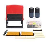 ZPurifylline B4 Date Coding Machine, Manual Ink Stamping Tool, High Definition Dotting Font Version with Quick Drying Ink, for Printing on Various Surfaces Including Flat and Curved, Industrial