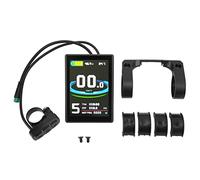 ZPurifylline LCD8SU LCD Display Color Screen Instrument, Bike Conversion LCD Meter, Connector with Power Assist Function, Electric Bike Accessories for Mountain Bike Lithium Battery