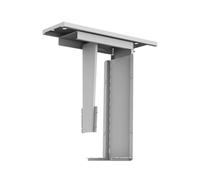 ZPVXRVQ Under Desk CPU Holder Desktop Computer Stand, Flexible Height and Width, Heavy Duty Wall-Mountable PC Under Desk Mount(White)