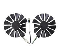 ZPZOZDR Laptop parts Diameter 95MM graphics card fan for ASUS for CERBERUS for GeForce GTX1070TI A8G GDDR5 T129215SM FDC10M12S9-C DC12V 0.25A 4PIM(2PCS SET)