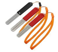 ZPZVEBEKK 3 PCS V-Groove Dart Sharpener Steel Tip Dart Point Sharpener Tool Precision Double Sided Diamond Grinding File With Handle Diamond Fish Hook For Reduced Bounce Outs Rapid Sharpening