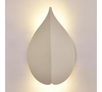 ZQBHK Bedside Sconce Led Lamp for Bedroom, Creative Leaves Shaped Lighting Living Room Hallway Hotel Office 3 Color Temperatures Wall Mounted Lights
