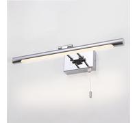 ZQBHK Chrome Light Bar LED Linear Bathroom Lamp Adjustable Front Lights Vanity Wall Sconce with Pull Chain Mirror Cabinet Lamps Frame Picture Lighting