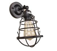 ZQBHK e27 americana retro industrial lattice wall lamp cafe restaurant living room background wall light fixture wrought iron wall lights country b&b led lighting(a)