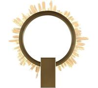 ZQBHK LED Deer Antler Brushed Brass Light Vintage Bathroom Front Lamp Adjustable Antique Vanity Rustic Wall Bar Lighting Fixtures Over Mirror for Washroom Powder Room